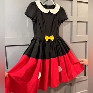 Custom Mickey Mouse dress made by vintage by Jackie
